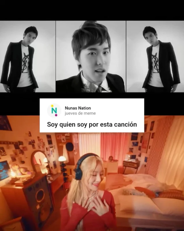 ¡El pueblo ha hablado! 🎉 ¡Muchos lo pidieron y aquí está la segunda parte de este meme! 😎🖼️

Gracias a esas canciones icónicas 🎶 de nuestros grupos favoritos de K-pop, entramos a este mundo mágico ✨ de ser fans de un fenómeno que no ha hecho más que crecer 🌍

🎧 ¿Cuál fue tu canción canónica? Esa que lo cambió todo.
¡Te leemos! 👀💬

#NunasNews #Kpop #CanciónCanónica #FandomKpop #MemesKpop #KpopMemes #DescubriendoElKpop #NunasNation #juevesdememes